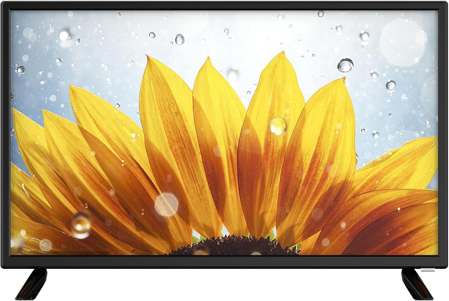 HDTV LED Emerson ETD-2450 classe 24 con lettore DVD integrato, 720p HD, ingressi HDMI/USB, sintonizzatore digitale, design sottile, montabile a parete, efficiente dal punto di vista energetico e funzioni di controllo parentale