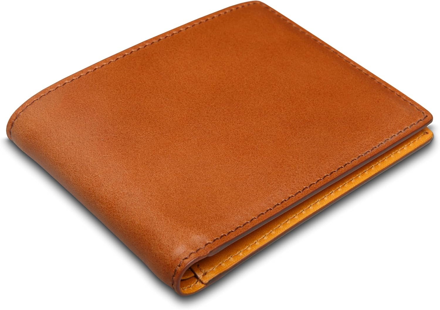 Bosca Italo Contrast 8 Pocket Deluxe Executive Wallet (Chestnut W/Tan) · v3