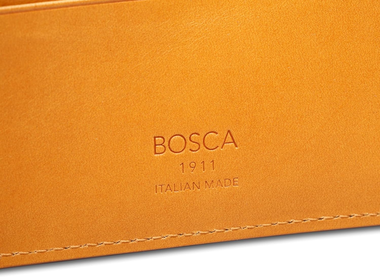 Bosca Italo Contrast 8 Pocket Deluxe Executive Wallet (Chestnut W/Tan) · v3