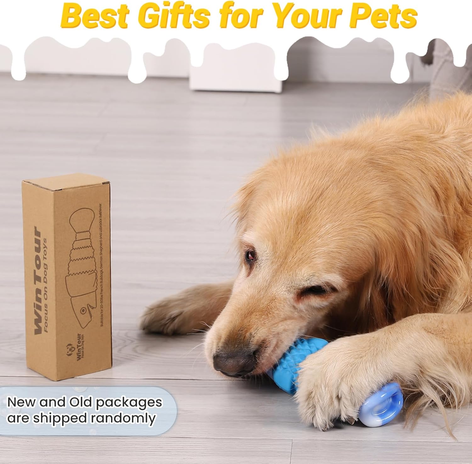 WinTour Tough Dog Toys for Aggressive Chewers Large Breed, Indestructible Dog Toys for Large Dogs, Dog Chew Toys for Aggressive Chewers, Durable Dog Toys, Squeaky Dog Toys, Large Dog Toys for Big Dogs · v4