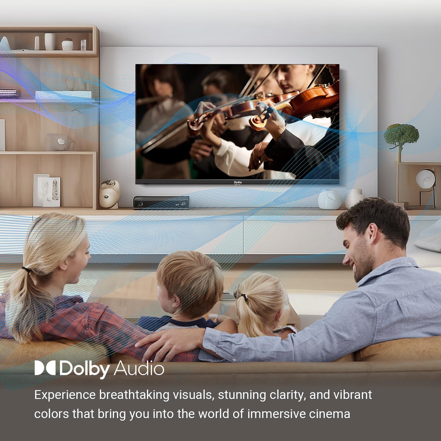TuTu 40 1080P Full HD LED Google TV จอไวด์สกรีนความละเอียดสูง ดีไซน์เพรียวบาง สมาร์ททีวี พร้อม HDMI USB ในตัว เหมาะสำหรับห้องครัว ห้องเด็ก ห้องใต้ดิน หรือรถบ้าน รุ่นปี 2023