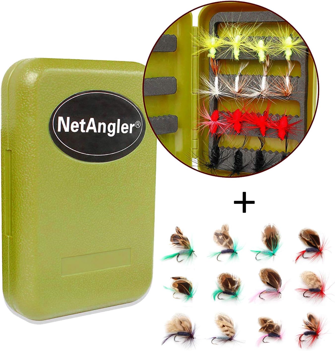 Fly Fishing Rod and Reel Combo Beginner Kit, 4 Piece Fly Fishing Rod with 1pc Free Rod Tip,5wt Aluminum Fly Reel with Accessories,Fly Box Case,Fishing Flies, Extra Backing and Travel Case · v4