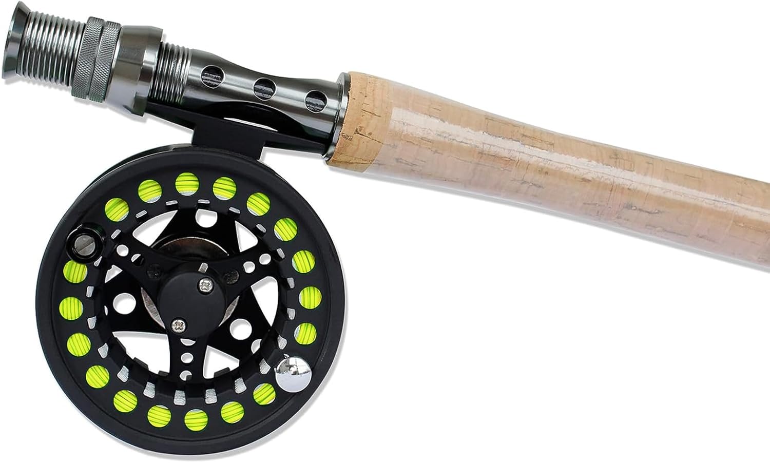 Fly Fishing Rod and Reel Combo Beginner Kit, 4 Piece Fly Fishing Rod with 1pc Free Rod Tip,5wt Aluminum Fly Reel with Accessories,Fly Box Case,Fishing Flies, Extra Backing and Travel Case · v4