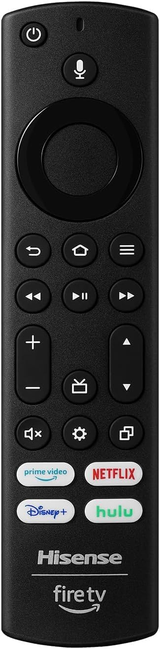 Hisense 75-Inch Class U6HF Series ULED 4K UHD Smart Fire TV (75U6HF, 2024) - QLED, 600-Nit Dolby Vision, Game Mode Plus VRR, HDR 10 , 240 Motion Rate, MEMC, Voice Remote, เข้ากันได้กับ Alexa, สีดำ