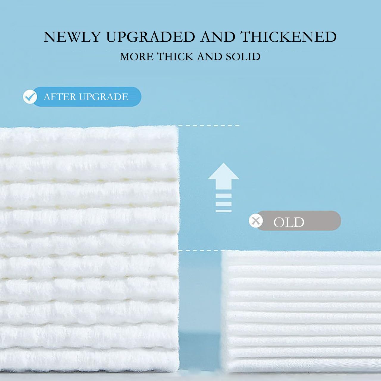 Disposable Face Towels, Wet and dry dual use,Clean Facial Wipes for Sensitive Skin, Facial Cleansing Towels, Makeup Removing, Facial care, travel towel (Pack of 3, white)