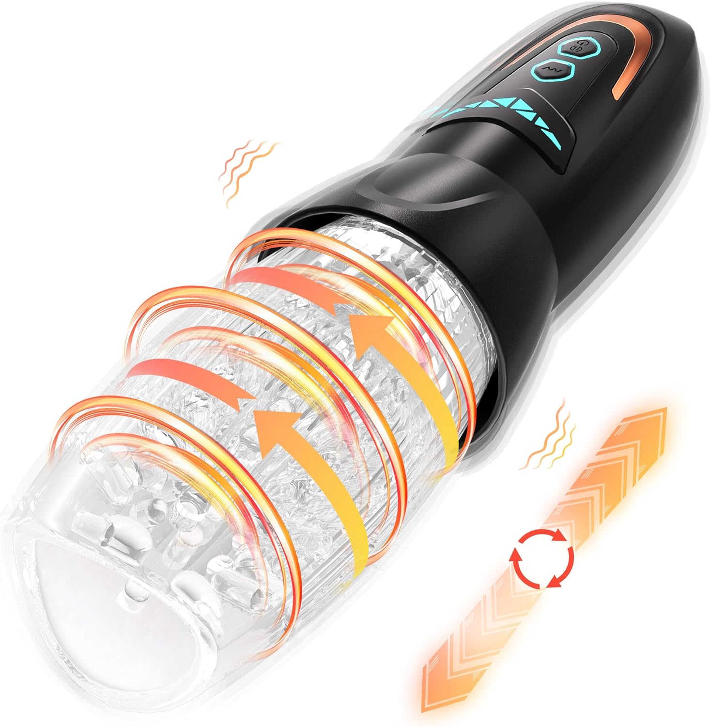 Automatic Male Masturbator Sex Toy with 10 Vibration, 8 Thrusting  Rotating Patterns, Male Sex Toys for Men, Penis Pump Male Stroker Adult Toy Penis Vibrator for Men, Adult Toys for Men · v2