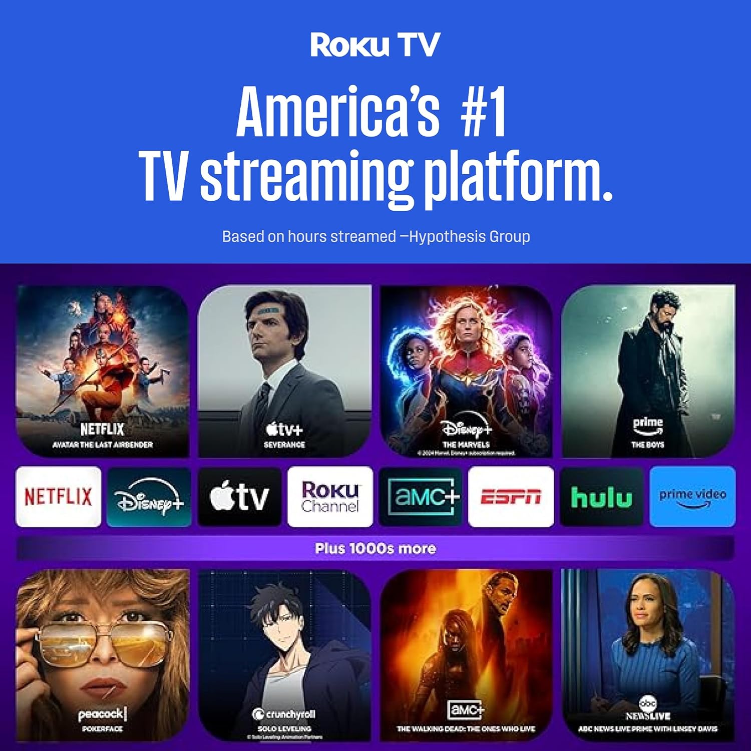 تلفزيون Westinghouse Edgeless Roku - تلفزيون ذكي مقاس 32 بوصة، تلفزيون LED عالي الدقة مع اتصال Wi-Fi بتطبيق الهاتف المحمول، تلفزيون بشاشة مسطحة متوافق مع Apple Home Kit وAlexa وGoogle Assistant