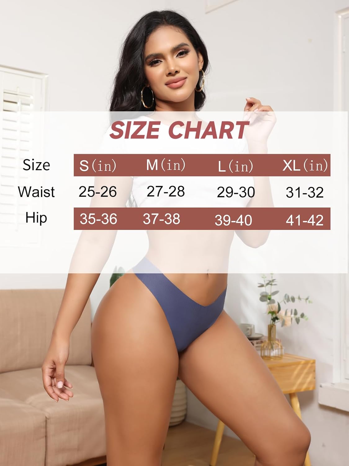 Tangas sin costuras para mujer, tanga que no se ve, ropa interior para mujer, talle bajo, bragas sexy, paquete de 3 a 6