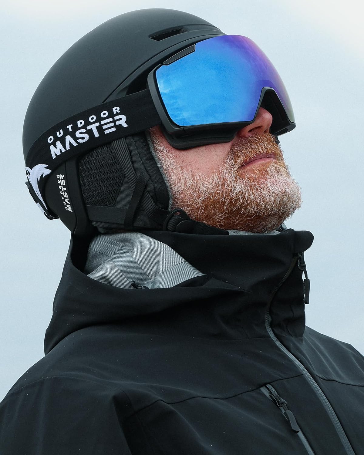 OutdoorMaster Heron Ski Goggles with 2 Lens, Frameless, Magnetic Interchangeable HD Toric Lens, OTG Snowboard Goggles · v3