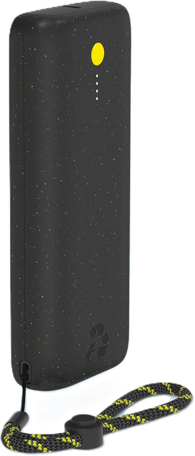 Chargeur portable double USB-C Nimble Champ Pro 20 K, 65 W, DP QC 4.0. Batterie externe USB-C à chargement rapide compatible avec les MacBook, les ordinateurs portables, les iPad, les iPhone, Android et plus encore (Midnight Black)