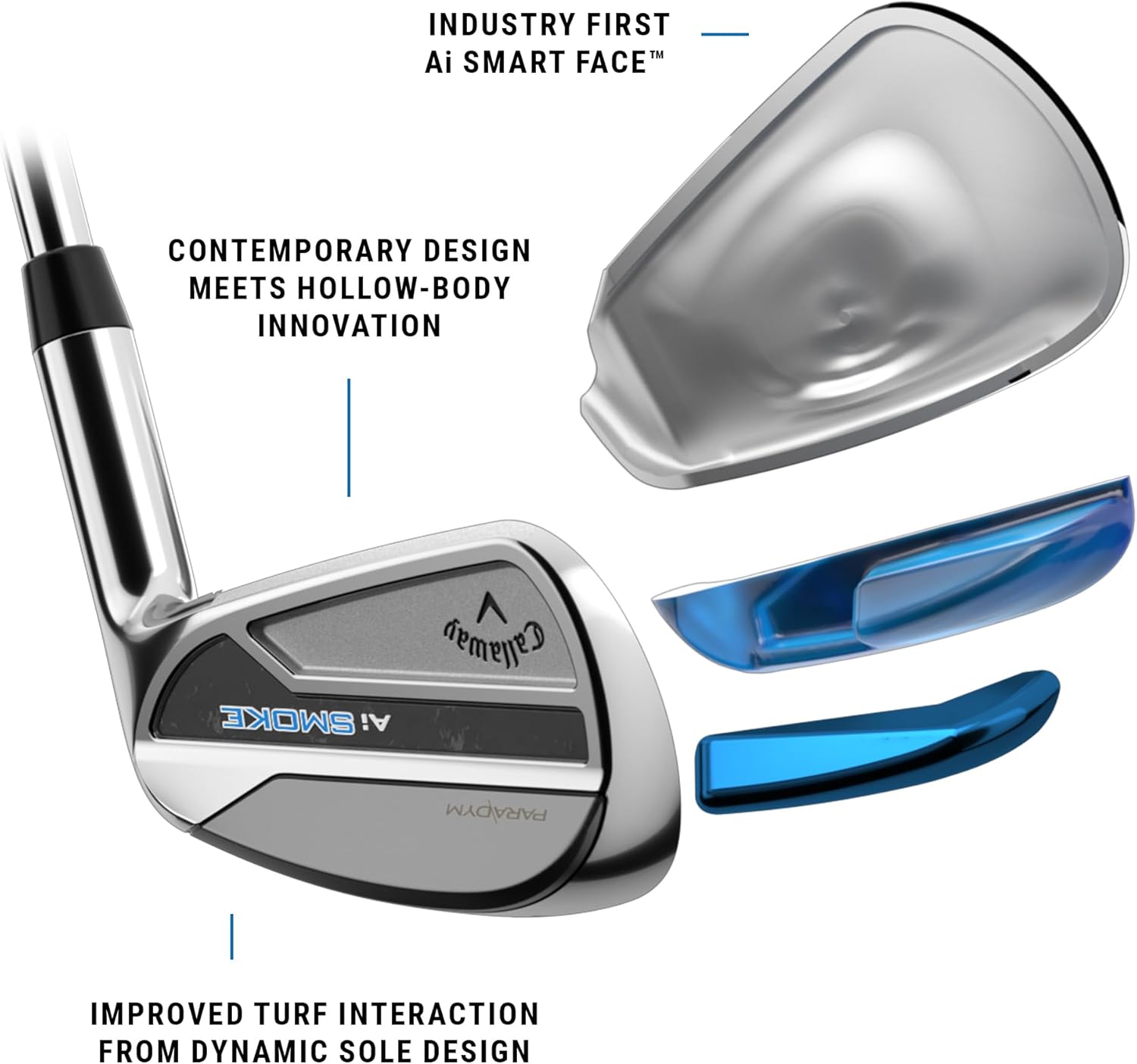Zestaw żelazka dymnego Callaway Golf Paradym AI