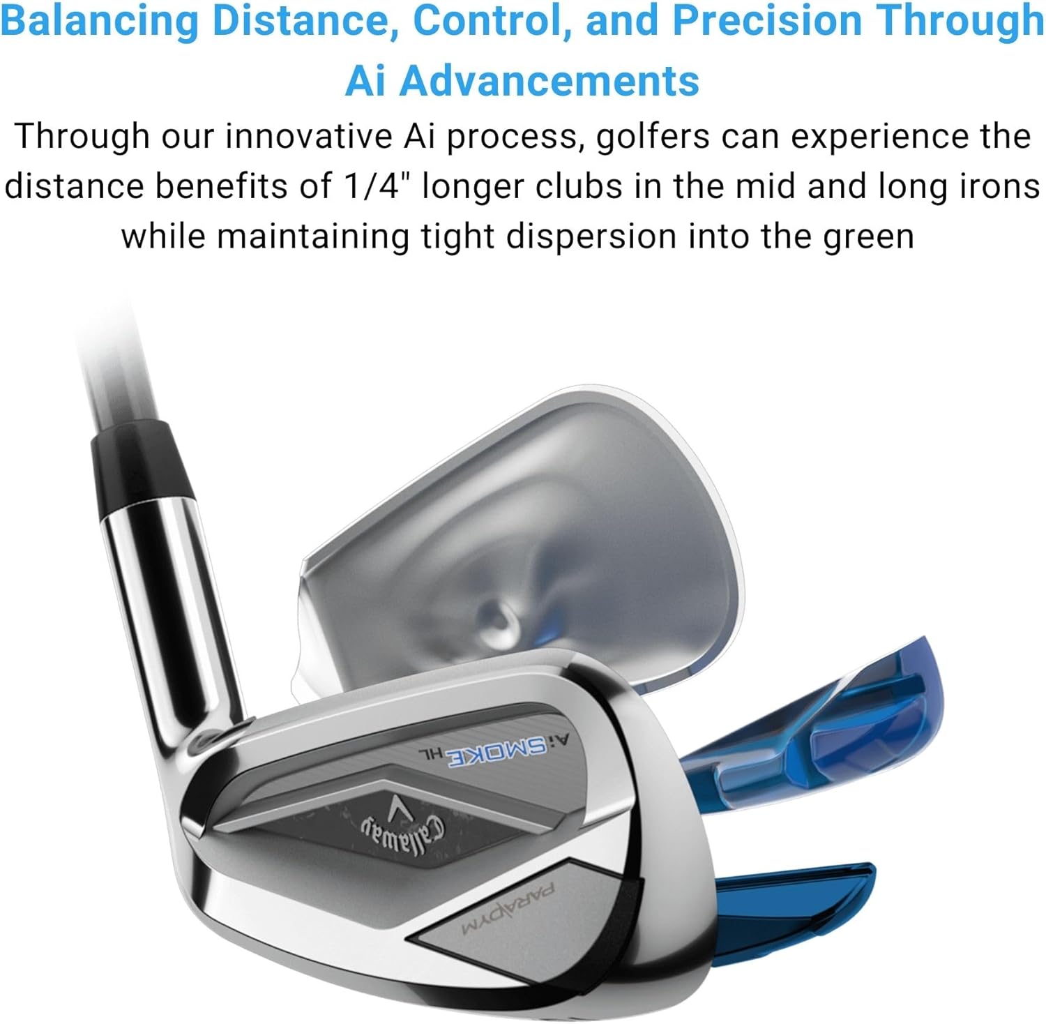 Callaway Golf Paradym AI Smoke High Launch Individual Iron · v8
