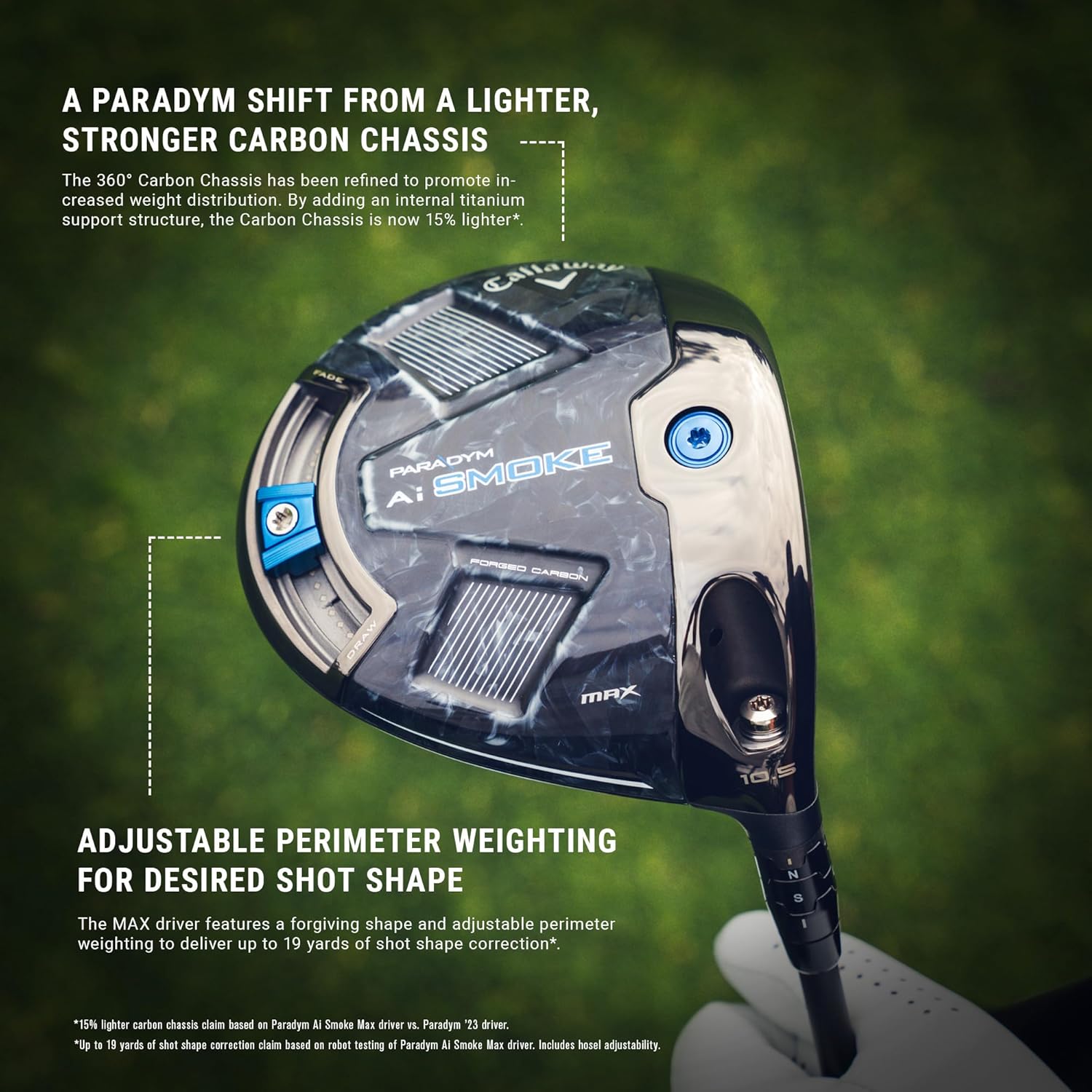 Driver Callaway Golf Paradym AI Smoke Max