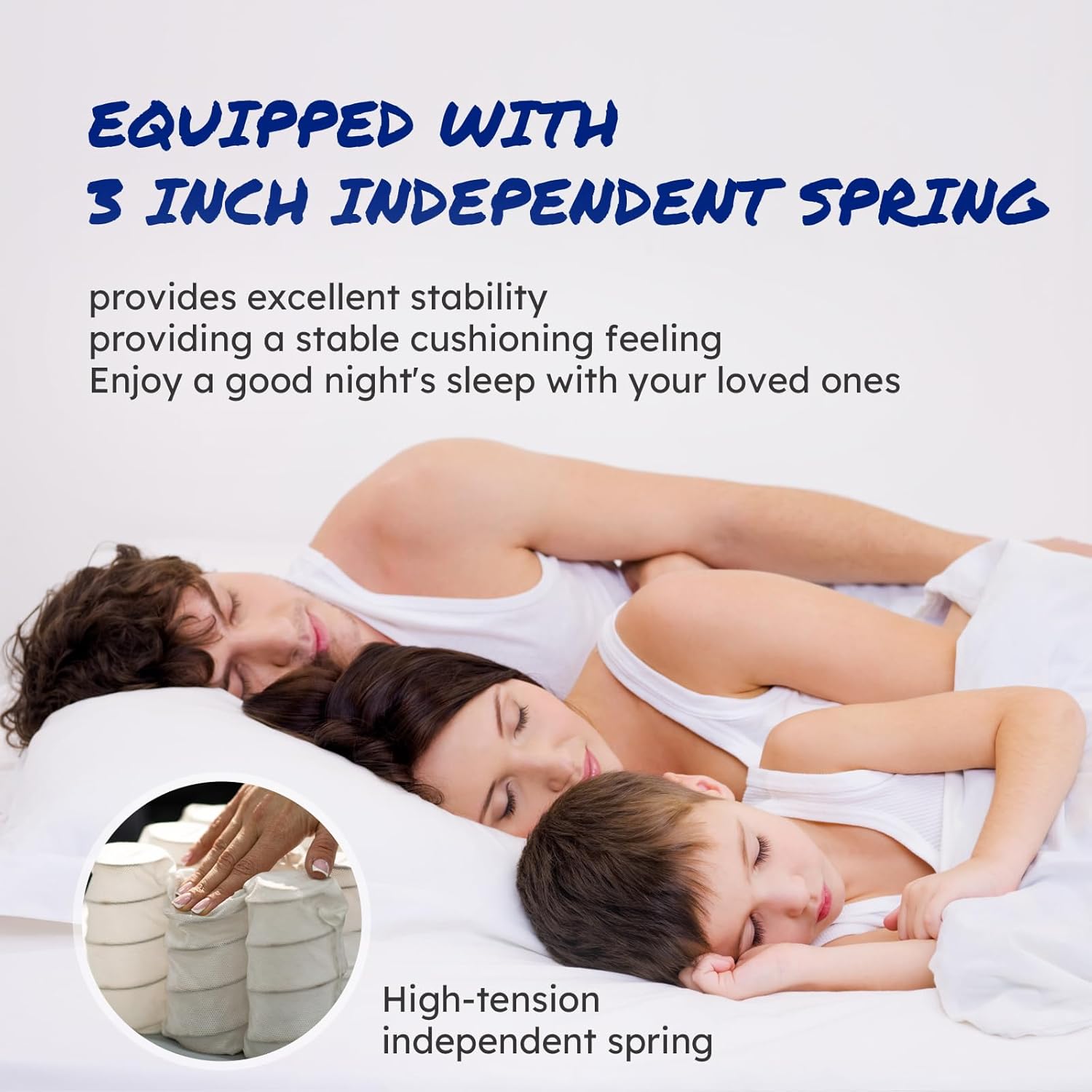 VA4 Z Cube Mattress, 5 Inch Premium Folding Bed Floor Mattress Bestsleep in A Box Trifold Two-Sided Foldable Plush Top Firm Bottom Edge Support Euro Top High Density Memory Foam (Twin) · v2