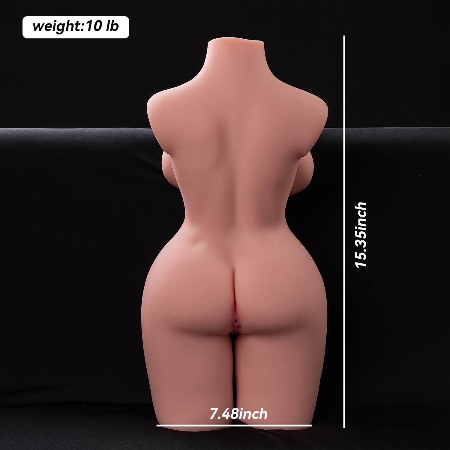 Juguete sexual realista con bolsillo para hombre, masturbador masculino, 3 en 1, mini TPR de doble canal, muñeca con torso suave y realista, Masterburters para hombre, vagina, anal, pecho, sexo para adultos, juego de juguetes sexuales, piel de trigo