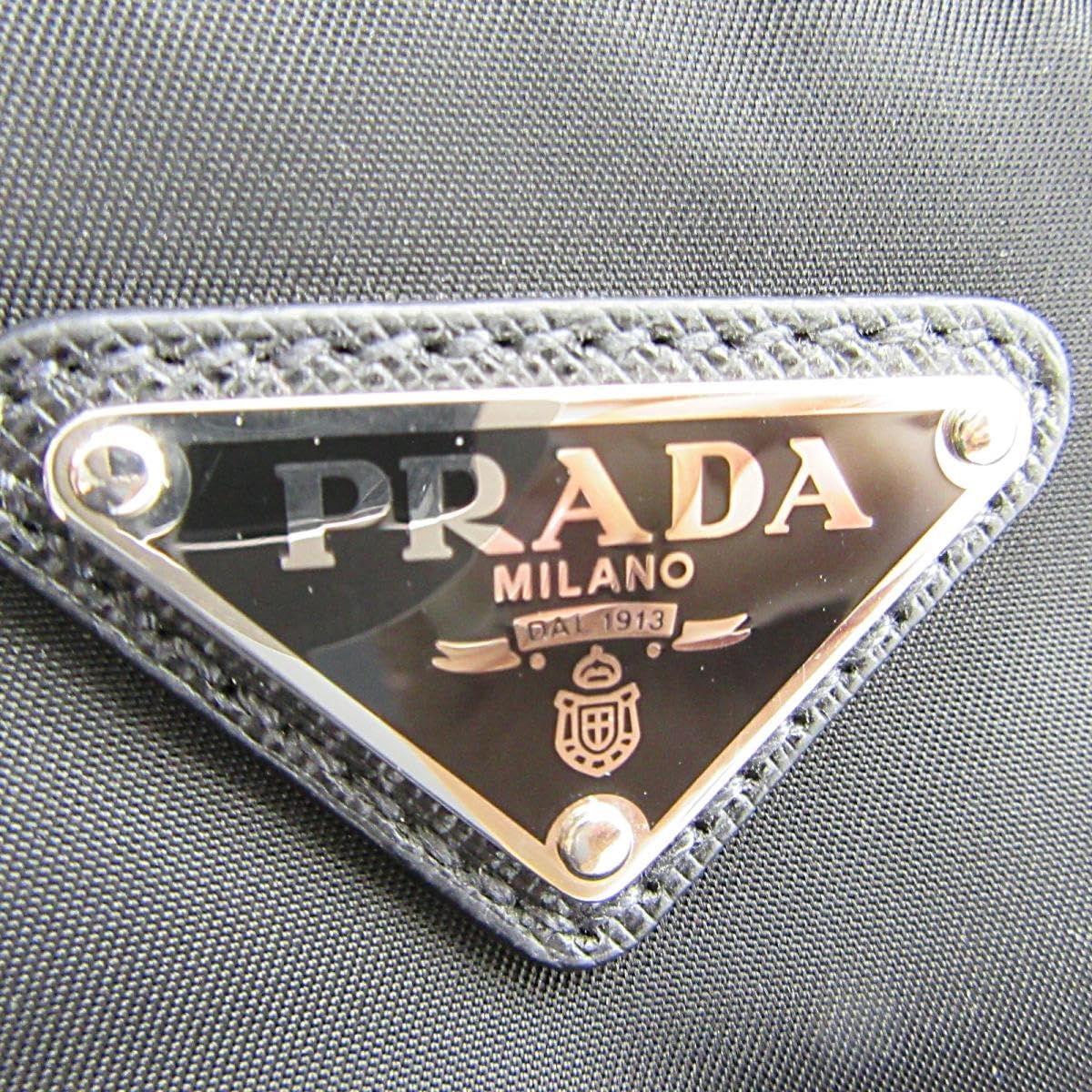 Prada Re-Nylon Tote Bag Black Nylon and Saffiano Leather 2VG033 · v3