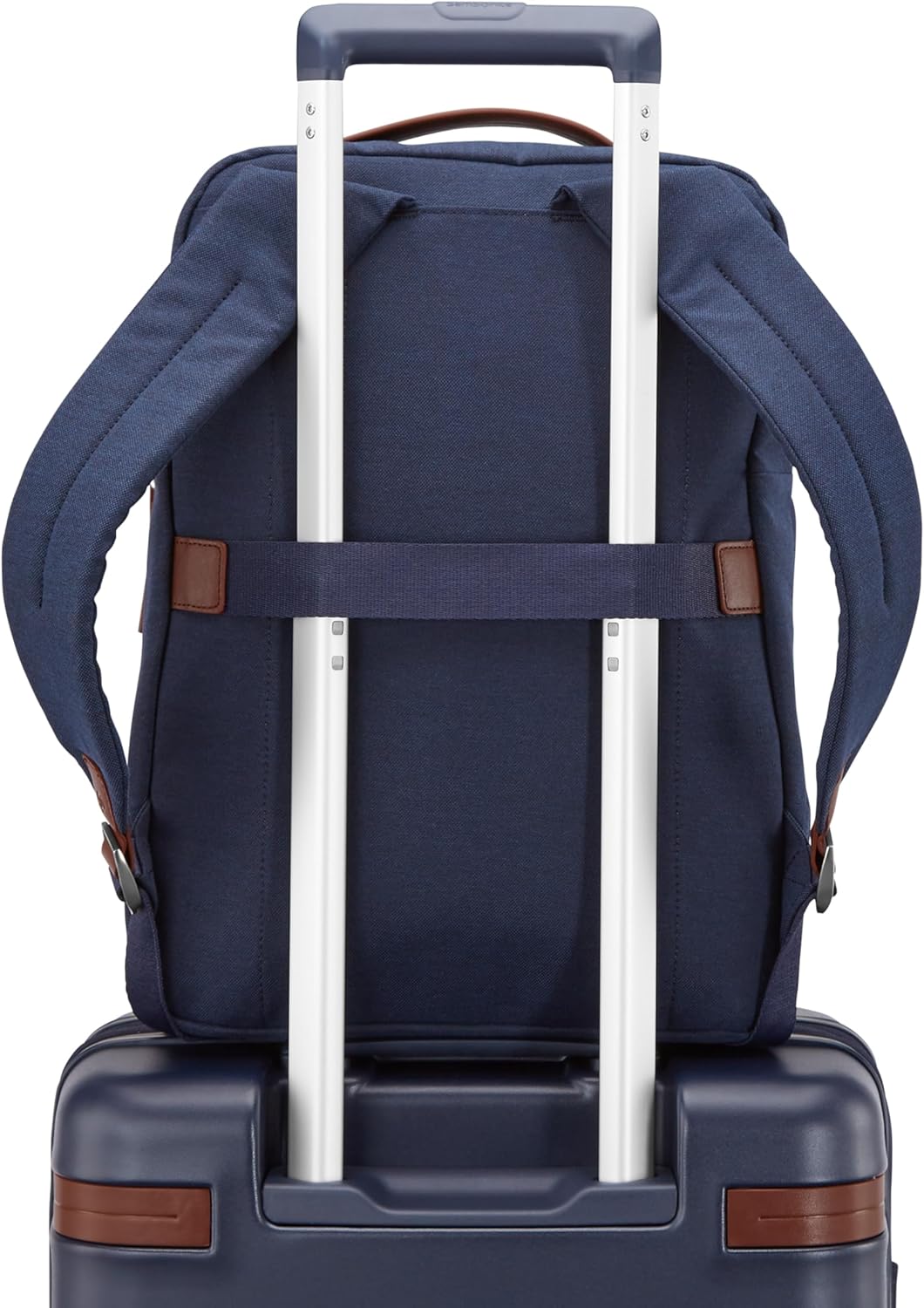 Samsonite Virtuosa Carry-On Travel Backpack with Padded Laptop Sleeve, Navy · v3