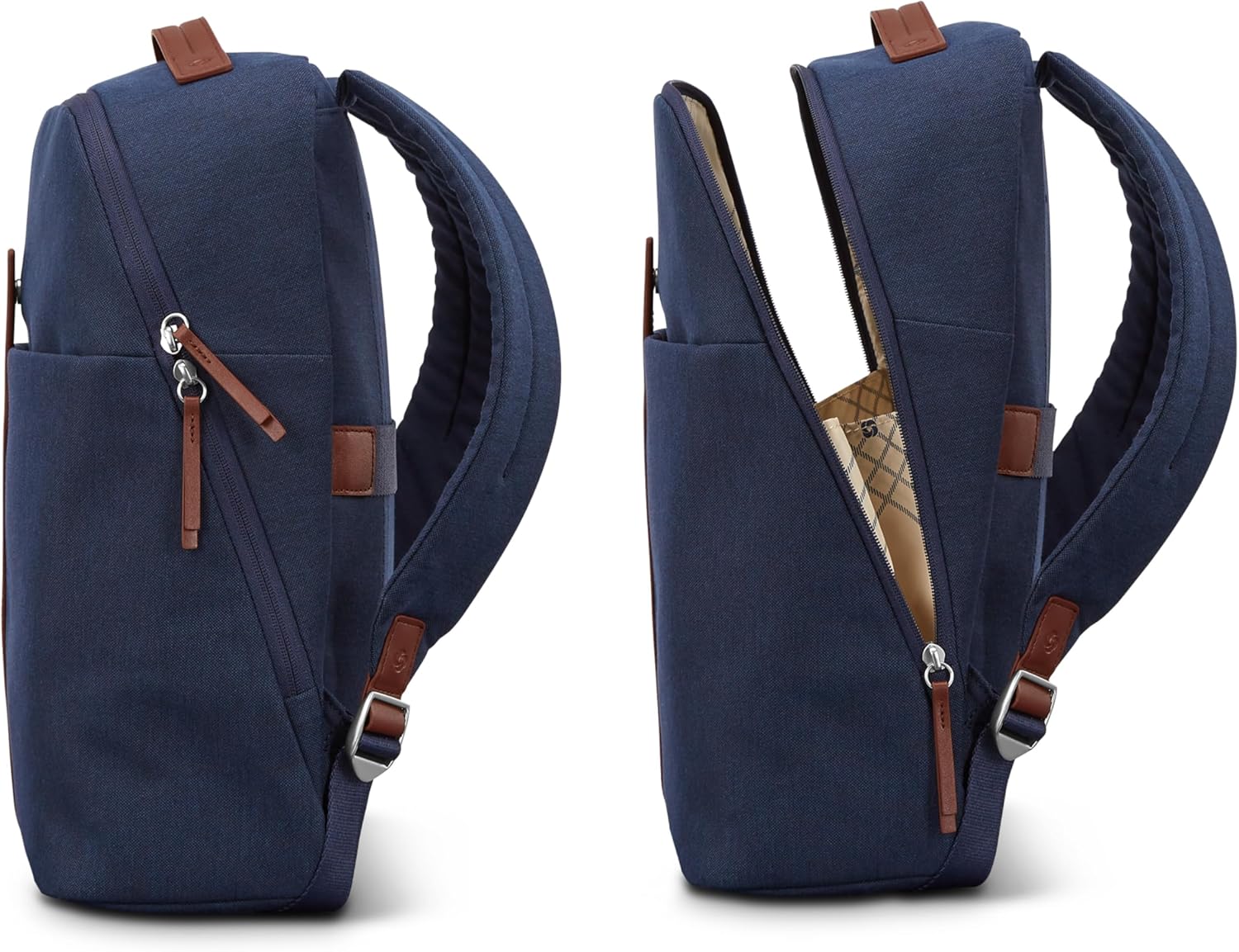 Samsonite Virtuosa Carry-On Travel Backpack with Padded Laptop Sleeve, Navy · v3