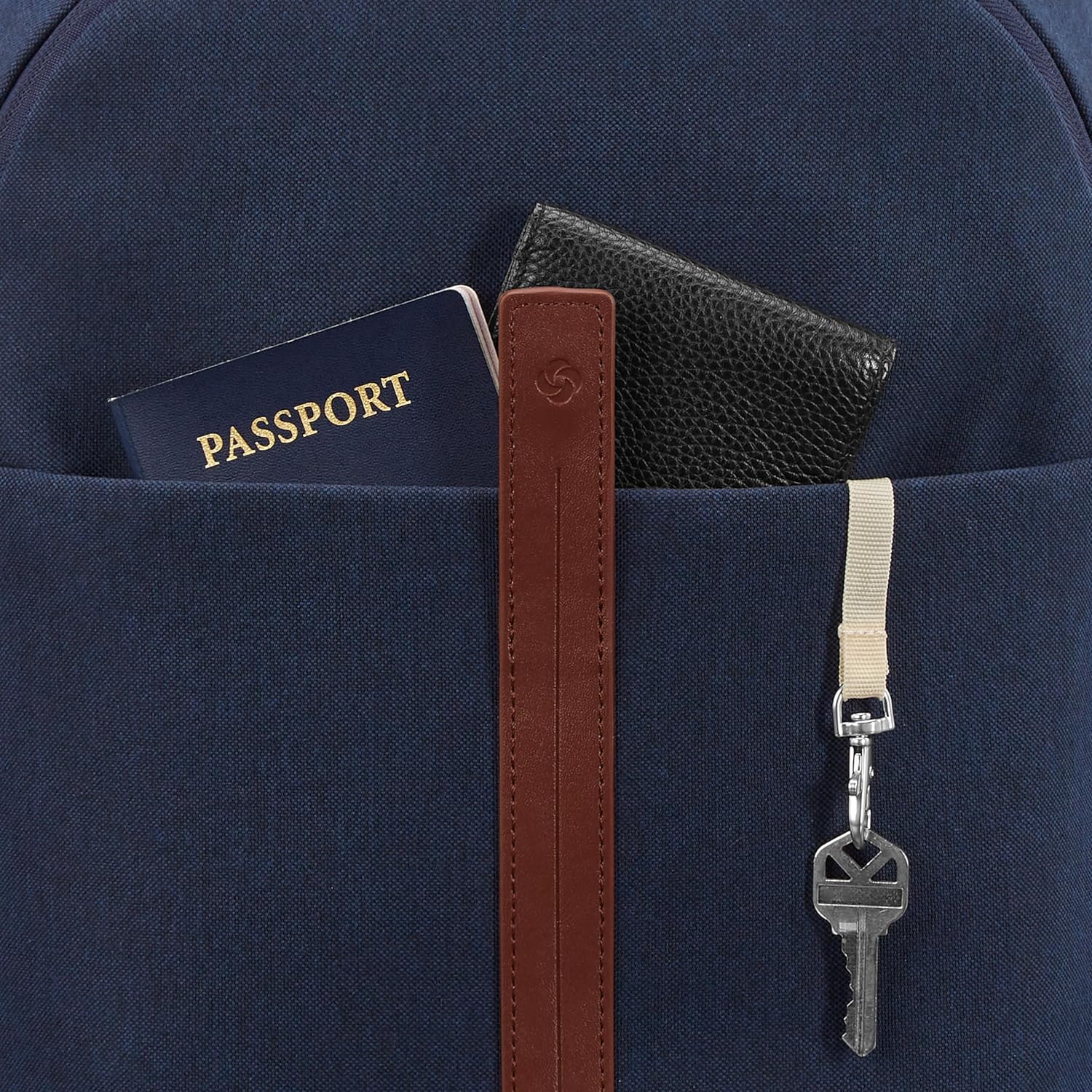 Samsonite Virtuosa Carry-On Travel Backpack with Padded Laptop Sleeve, Navy · v3