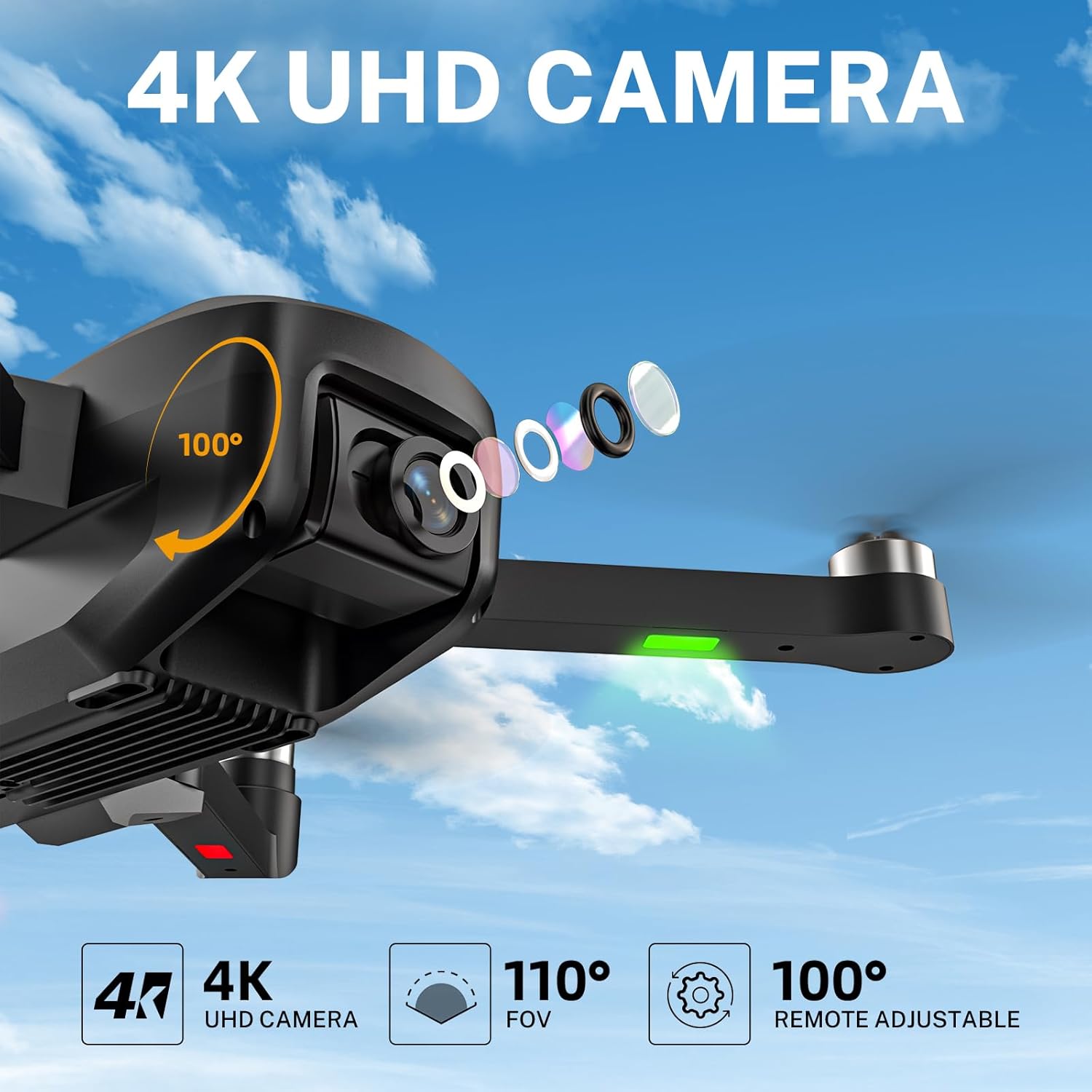 H330 Drone with Camera 4K, 5G Long Range WiFi FPV for Adult Beginners and Kids, Brushless Motor, Optical Flow, Altitude Hold,30 Mins Fly Time Remote Control RC Quadcopter with 2 Batteries · v4