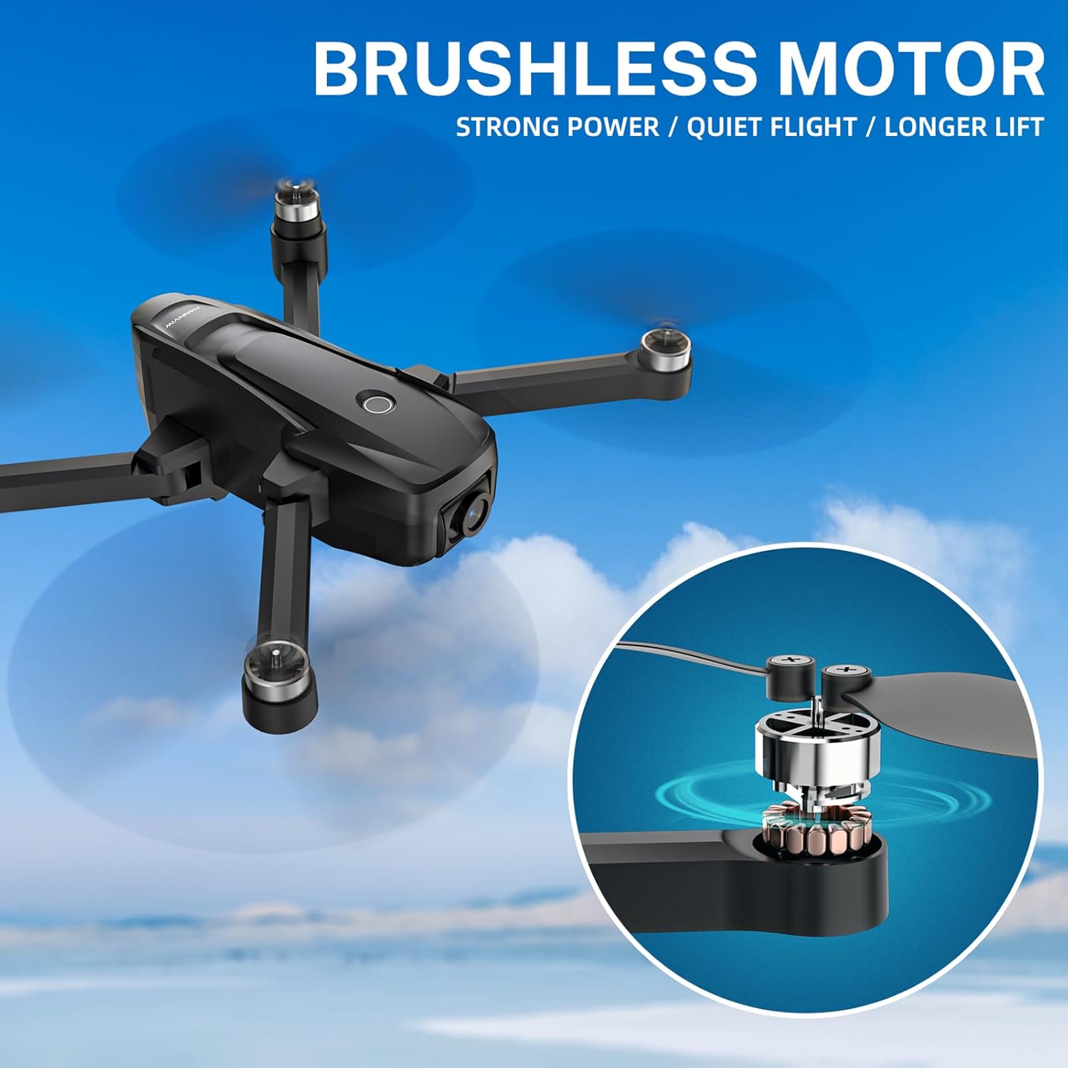 H330 Drone with Camera 4K, 5G Long Range WiFi FPV for Adult Beginners and Kids, Brushless Motor, Optical Flow, Altitude Hold,30 Mins Fly Time Remote Control RC Quadcopter with 2 Batteries · v4
