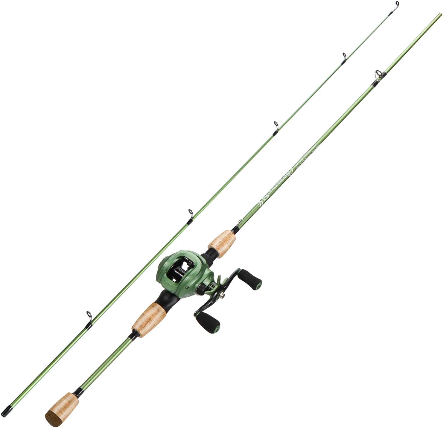 Sougayilang Fishing Rod Reel Combos, Graphite 2Pc Blanks Fishing Pole with Casting  Spinning Reel, Stainless Steel Guides · v3