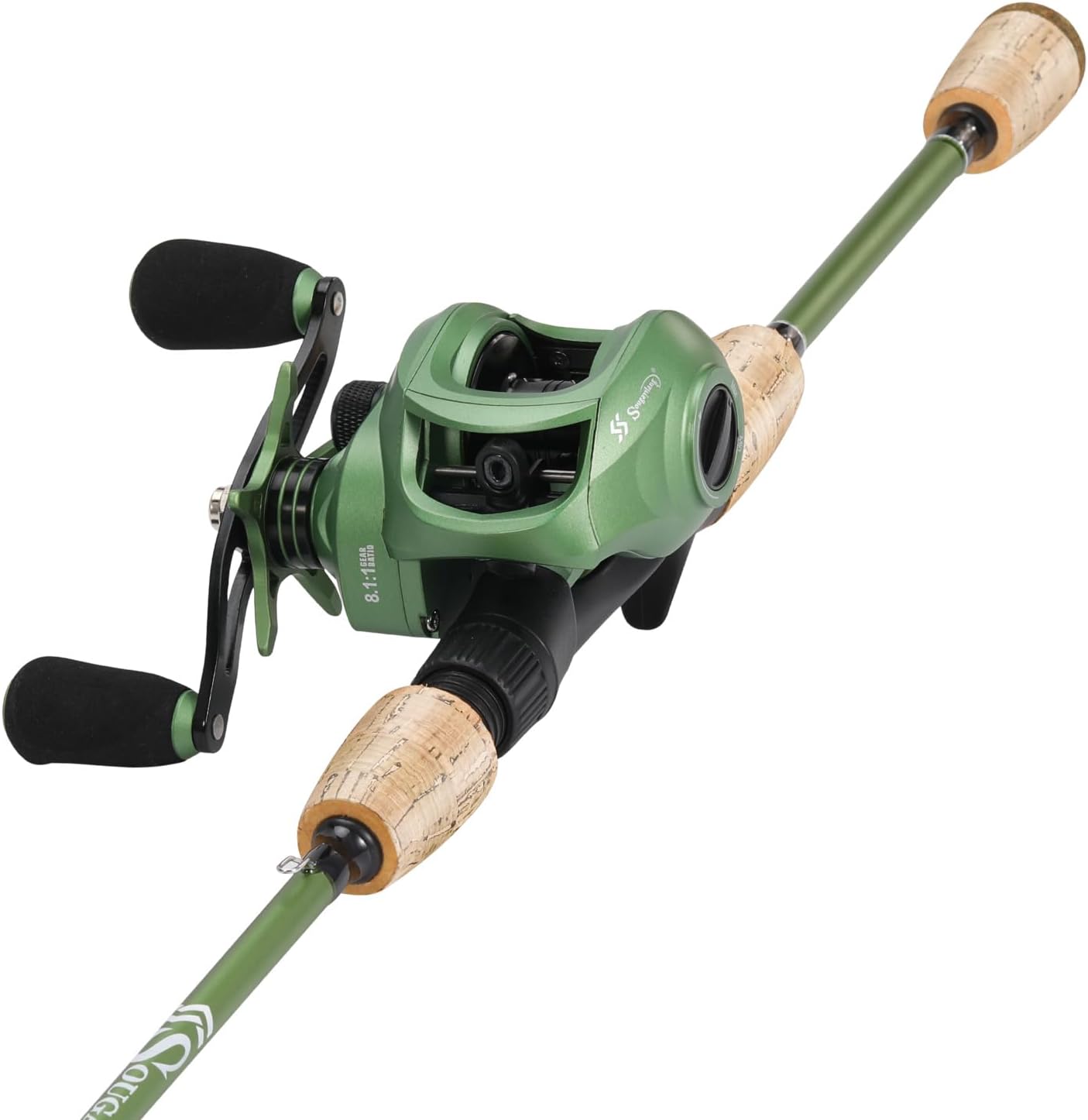 Sougayilang Fishing Rod Reel Combos, Graphite 2Pc Blanks Fishing Pole with Casting  Spinning Reel, Stainless Steel Guides · v3