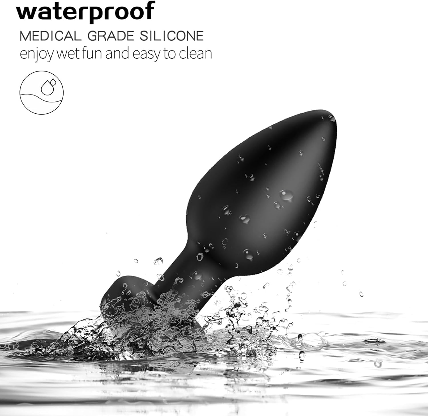 Anal Plug Adult Sex Toy,Adult Sex Toys and Games for Men Women,Wireless Remote Control 10 Frequency Vibration,Small Butt Plug for Female Male Prostate Massage Vibrating Anal Sex Toys for Men,Black · v2