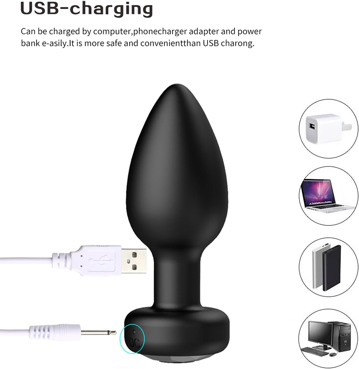 Anal Plug Adult Sex Toy,Adult Sex Toys and Games for Men Women,Wireless Remote Control 10 Frequency Vibration,Small Butt Plug for Female Male Prostate Massage Vibrating Anal Sex Toys for Men,Black · v2