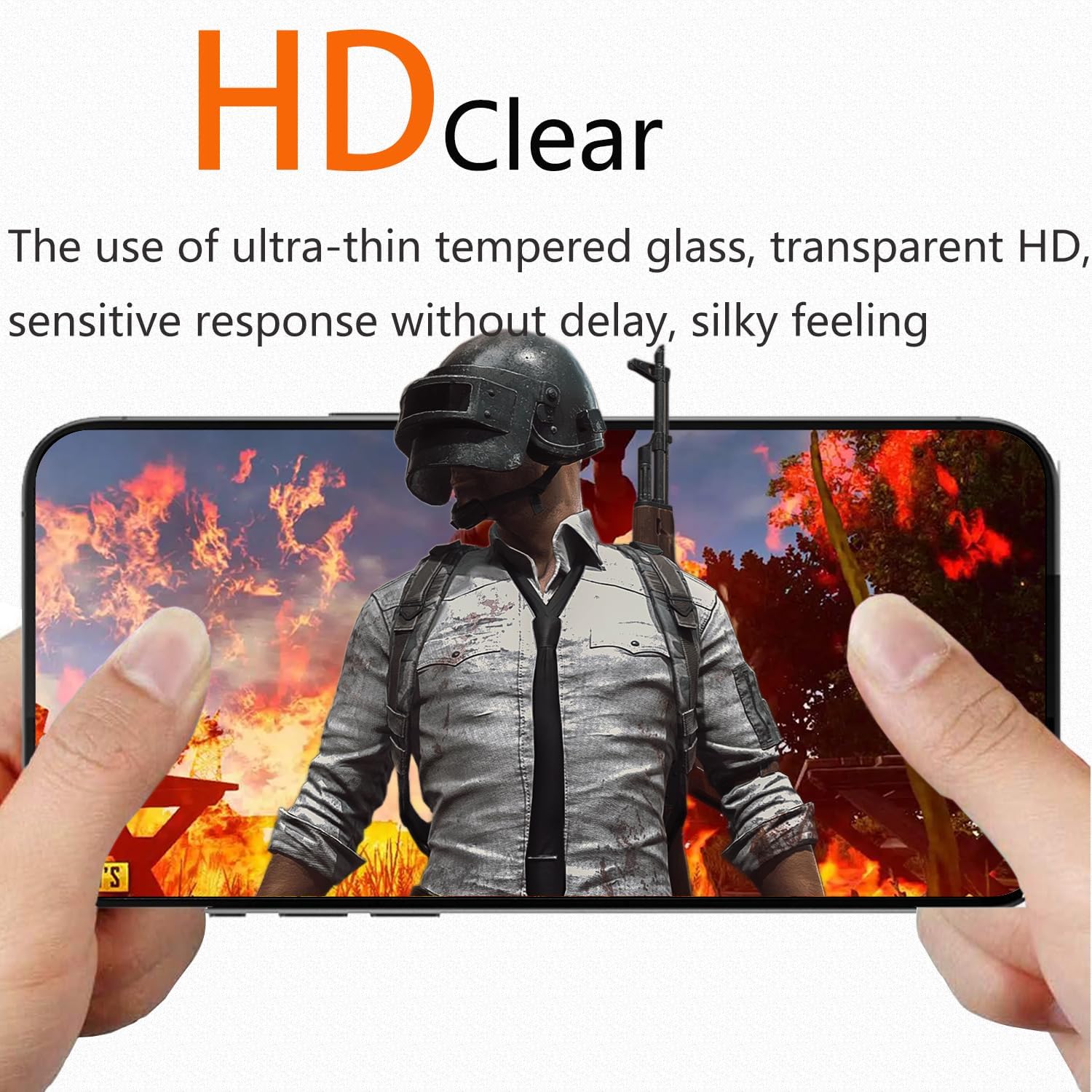 Displayschutz für Vorder- und Rückseite, kompatibel mit iPhone 15 Pro 6,1 Zoll, 2 Stück Frontschutz, 2 Stück Rückenschutz, 2 Stück Kameraobjektivschutz mit Ausrichtwerkzeug