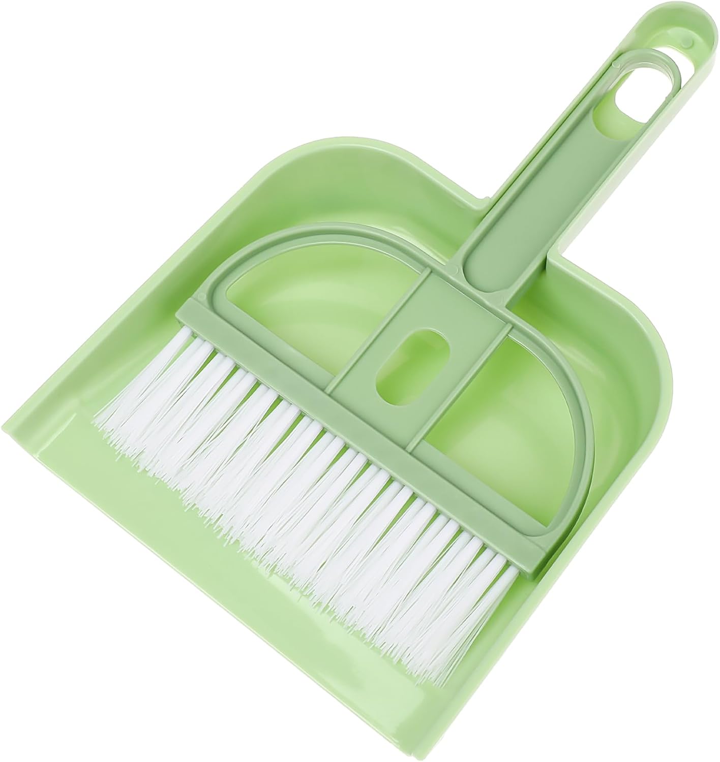 WLLHYF Mini Broom and Dustpan Set Portable Small Cleaning Broom and Dustpan Set for Home Hangable Whisk Broom Hand Dustpan and Brush Set for Table Desk Key Board Office Daily Cleaning Necessity