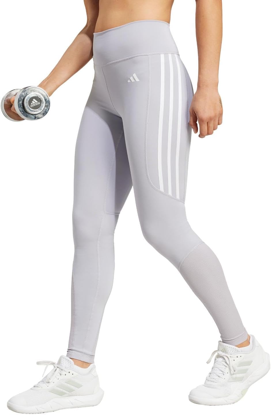 Adidas Optime Essentials Damenleggings mit Stautasche in voller Länge