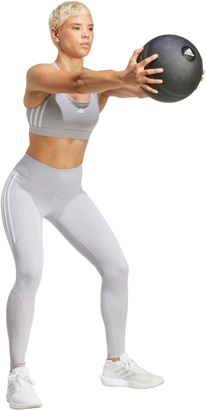 adidas Womens Optime Essentials Stash Pocket Full Length Leggings · v3