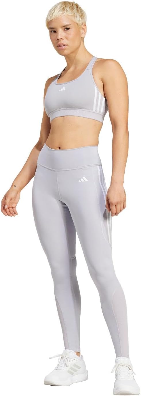 adidas Womens Optime Essentials Stash Pocket Full Length Leggings · v3