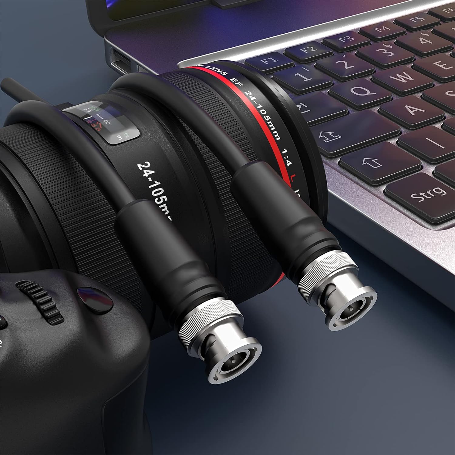 12G SDI Cable 400 ft, 4K@60Hz RG11 SDI Video Cable 75ohm BNC Cable 16AWG Supports 6G/3G-SDI/HD-SDI for Video Security Camera, Blackmagic SDI Converter