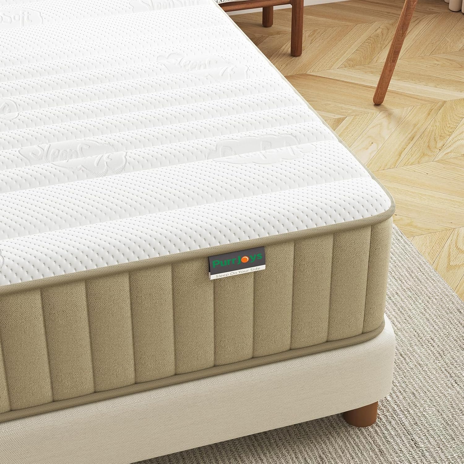 Queen Mattress Firm, 10 Inch Queen Size Mattress in a Box,Hybrid Memory Foam Queen Mattress with Individual Pocket Spring for Motion Isolation  Pressure Relief, CertiPUR-US · v2