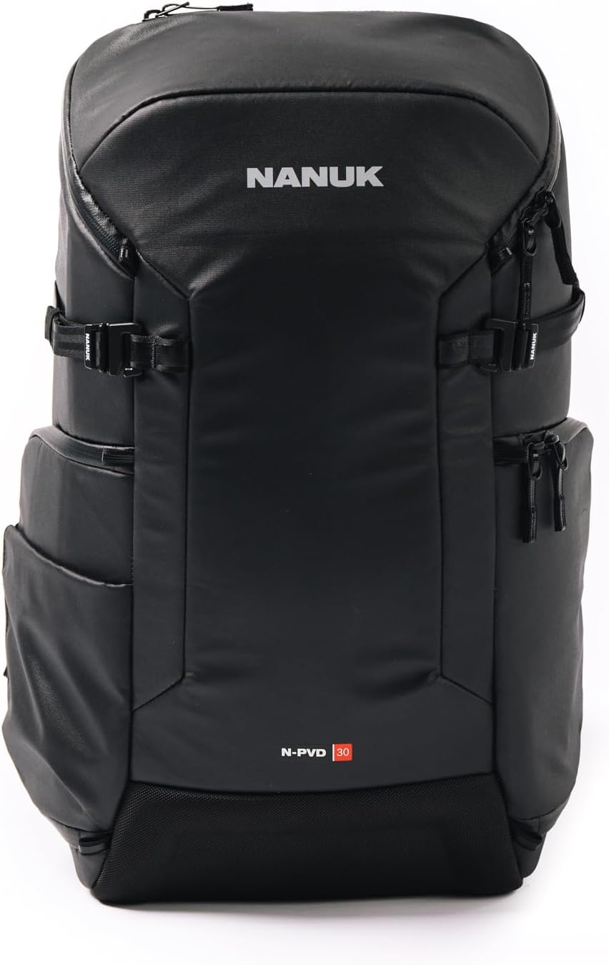 กระเป๋าเป้สะพายหลัง Nanuk N-PVD 30 ลิตรสำหรับกล้อง DSLR/Mirrorless/วิดีโอ และโดรน พร้อมช่องใส่แล็ปท็อปบุนวม 16 ช่อง
