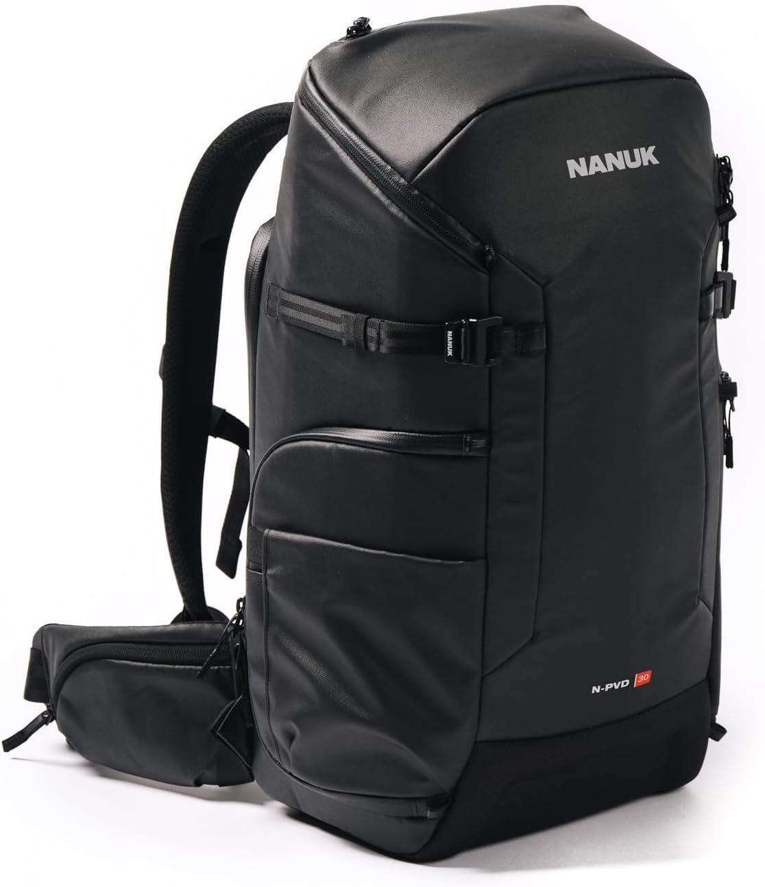 กระเป๋าเป้สะพายหลัง Nanuk N-PVD 30 ลิตรสำหรับกล้อง DSLR/Mirrorless/วิดีโอ และโดรน พร้อมช่องใส่แล็ปท็อปบุนวม 16 ช่อง