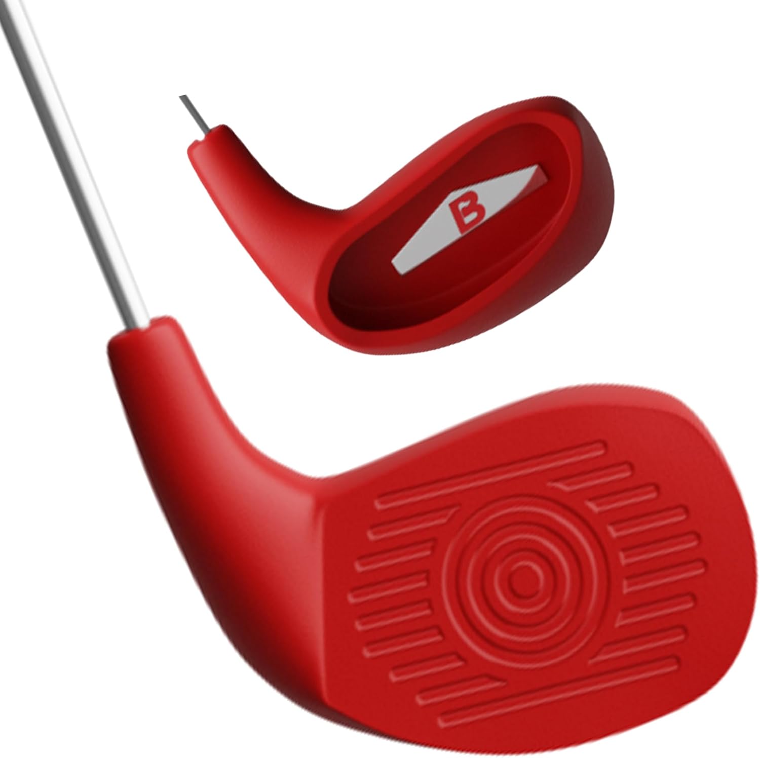 Bucketgolf Club - Club da golf all'aperto nel cortile con testa a mazza oversize per giocare a Bucketgolf, colpire palline da golf in plastica o schiuma sull'erba, parchi, cortili