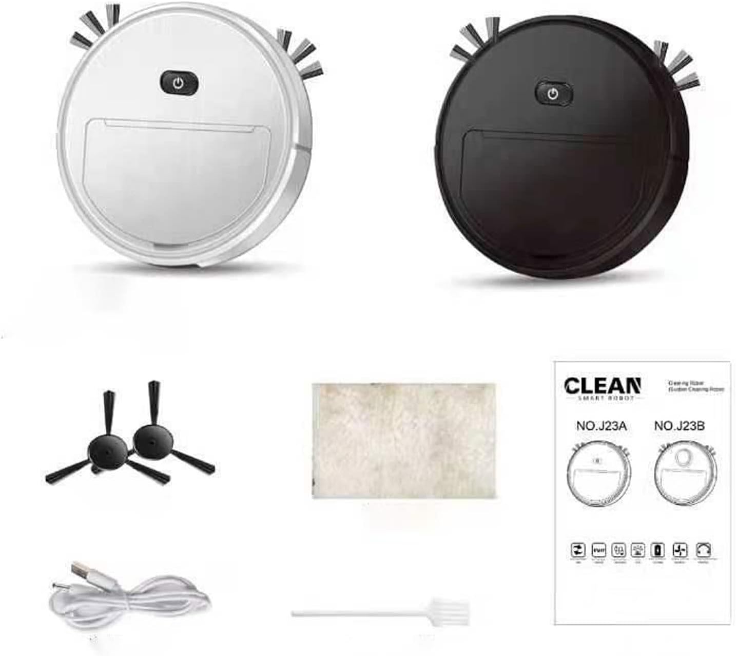 Robot lavapavimenti Robot per pulizia automatica Robot spazzatrice intelligente commerciale Robot aspirapolvere intelligente Robot spazzatrice 3 in 1 (colore: bianco)