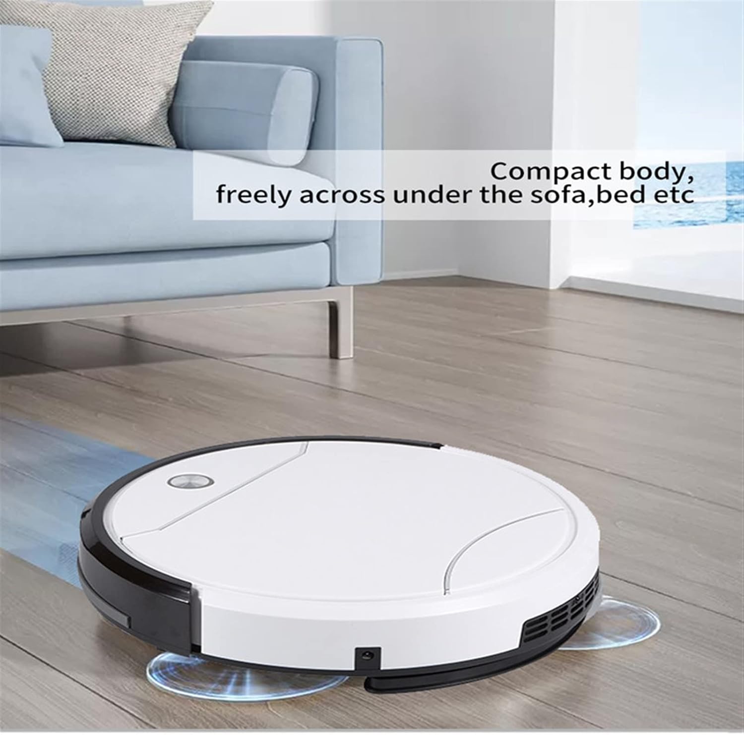 Robot mop Robot Vacuum Cleaner Automatic Charging Aspiration Drag Intelligent Home Appliance Sweeping Robot Planning Electric Sweeper (Color : White) · v5