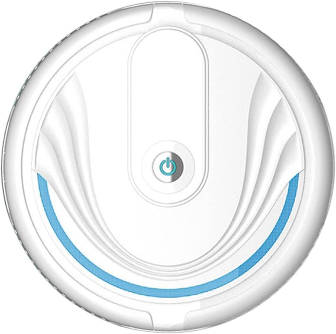 Robot mop Smart Floor Sweeping Robot Dust Catcher Automatic Cleaning Electric Vacuum Cleaner (Color : White Battery)