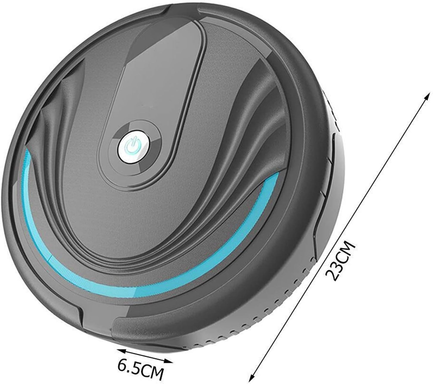Robot mop Smart Floor Sweeping Robot Dust Catcher Automatic Cleaning Electric Vacuum Cleaner (Color : White Battery)