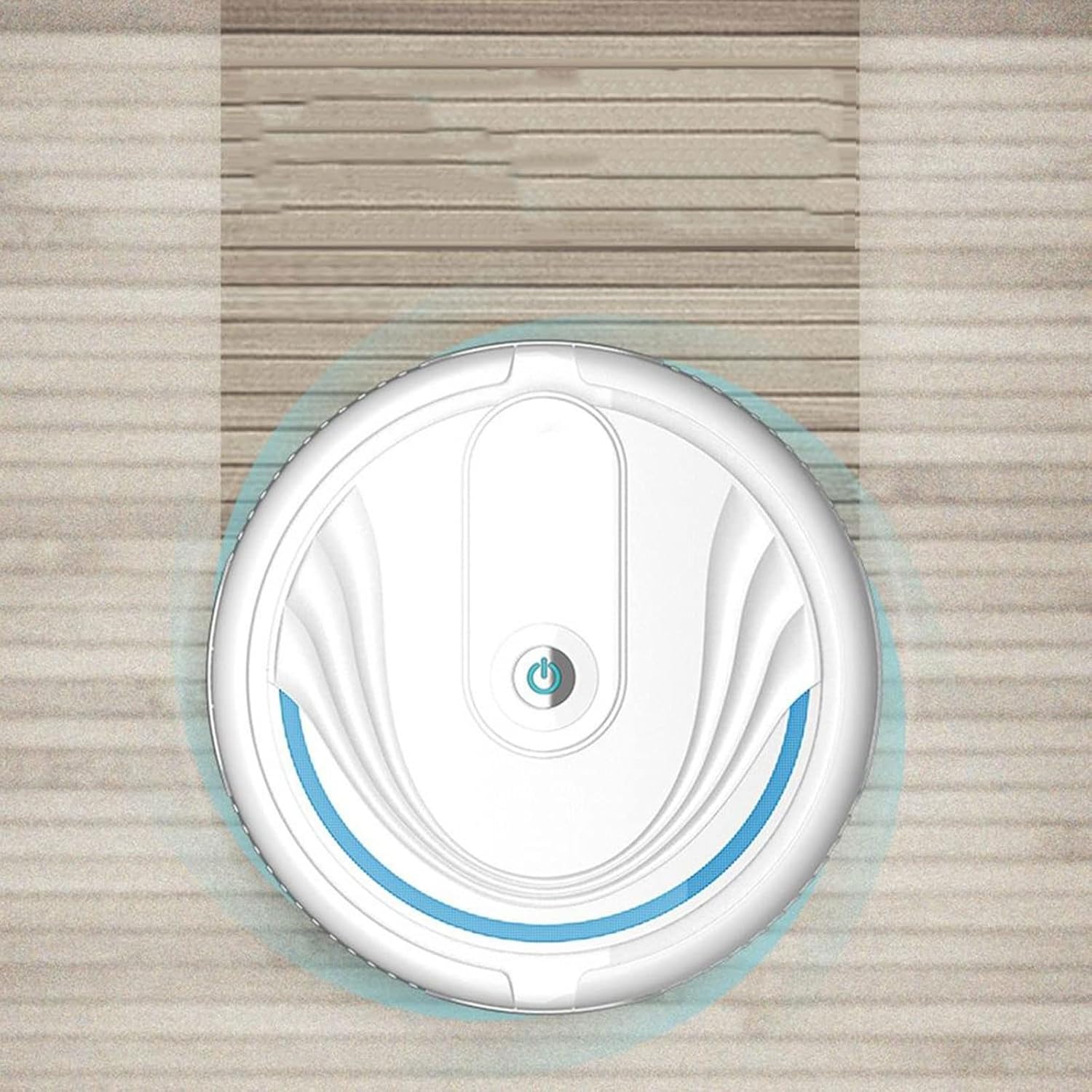 Robot mop Smart Floor Sweeping Robot Dust Catcher Automatic Cleaning Electric Vacuum Cleaner (Color : White Battery)