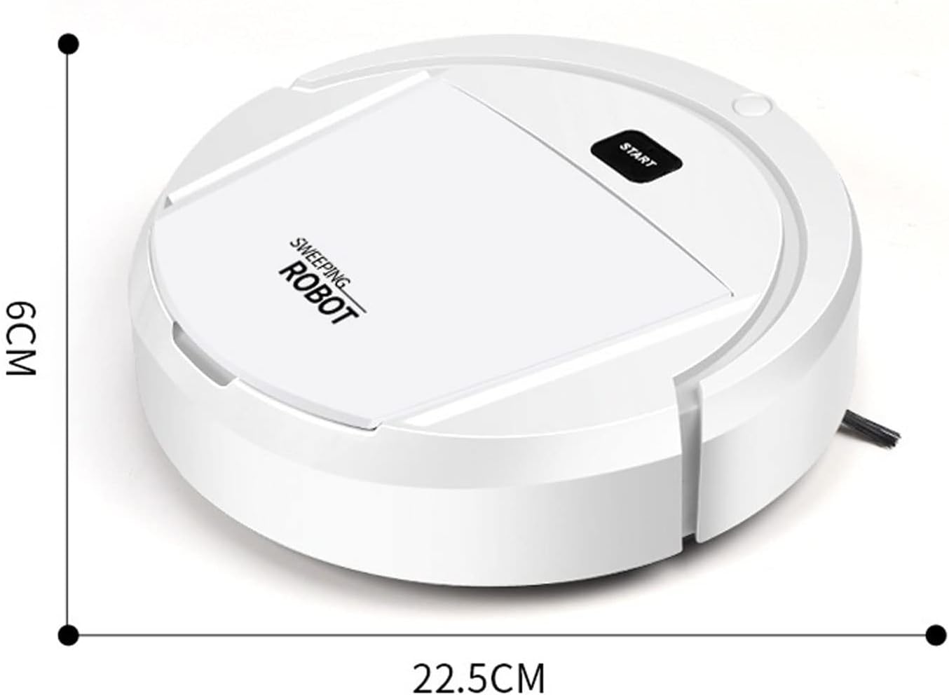 Robot mop Robot Vacuum Cleaner Robot Vacuum Cleaner Household Sweeping Machine Automatic Recharge Cleaning Appliances Electric Sweeper (Color : White) · v4