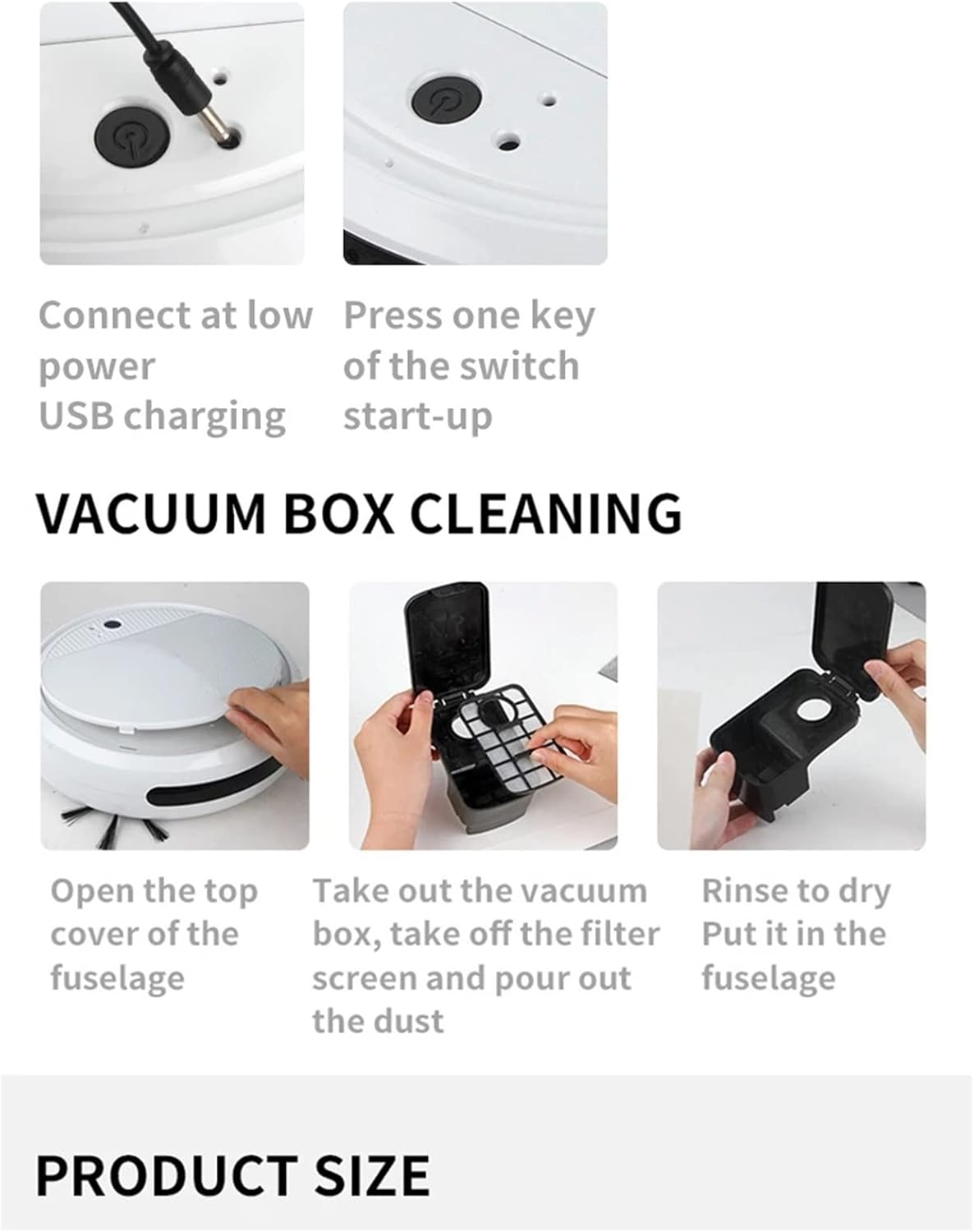 Robot mop Automatic Robot Wireless Sweeping Vacuum Cleaner Dry Wet Cleaning Machine Charging Intelligent Vacuum Cleaner-White · v14