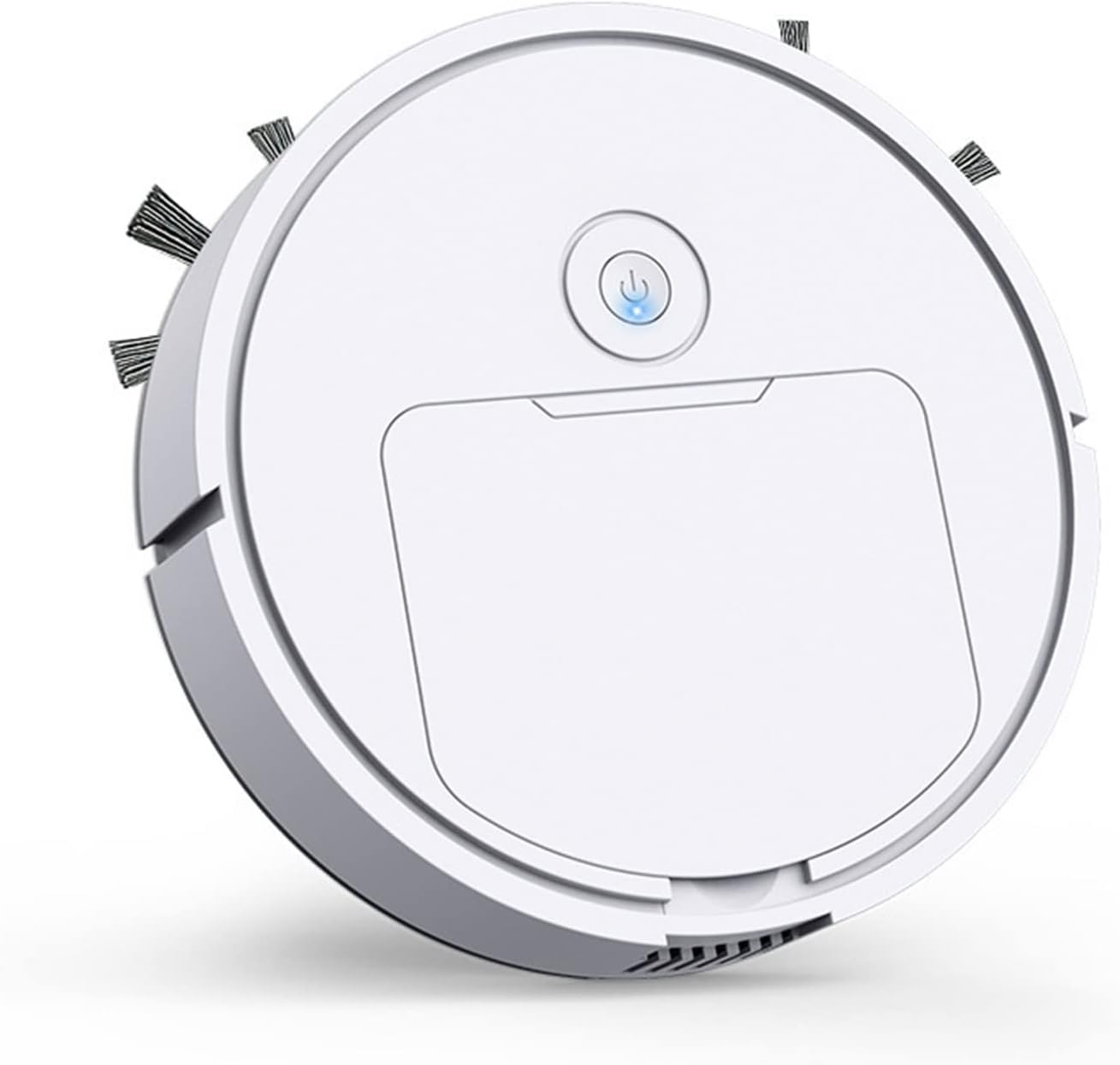Robot mop 3 in 1 Robot Vacuum Cleaner Rechargeable Automatic Mute Smart Sweeper Cleaner Suction Dust Remover Dry Wet Mopping (Color : White Sweeper)