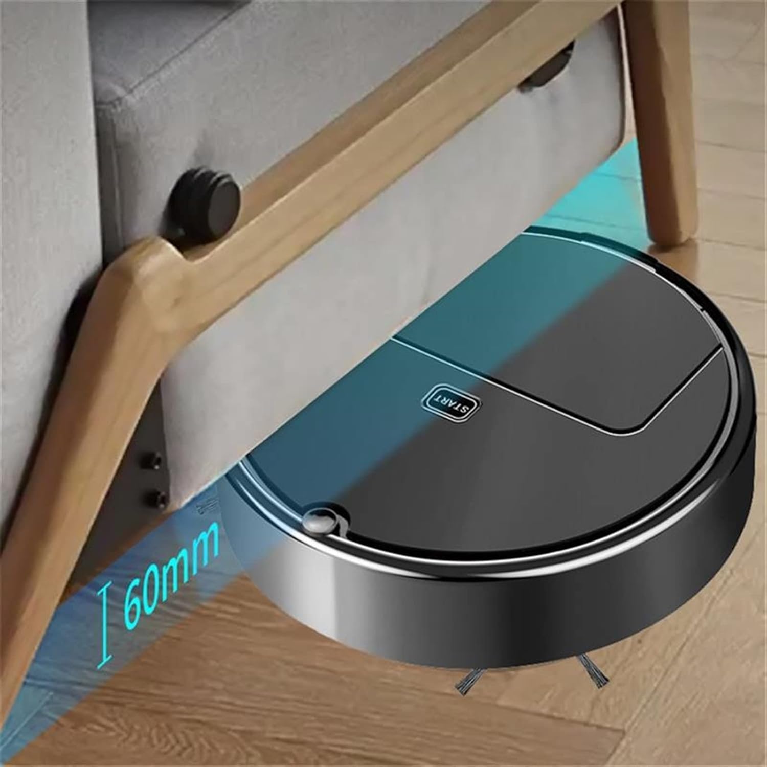 Robot mop Smart Wireless Robot Vacuum Cleaner Household Sweeping Machine Automatic Recharge Cleaning Appliances Electric Sweeper (Color : As Shown)