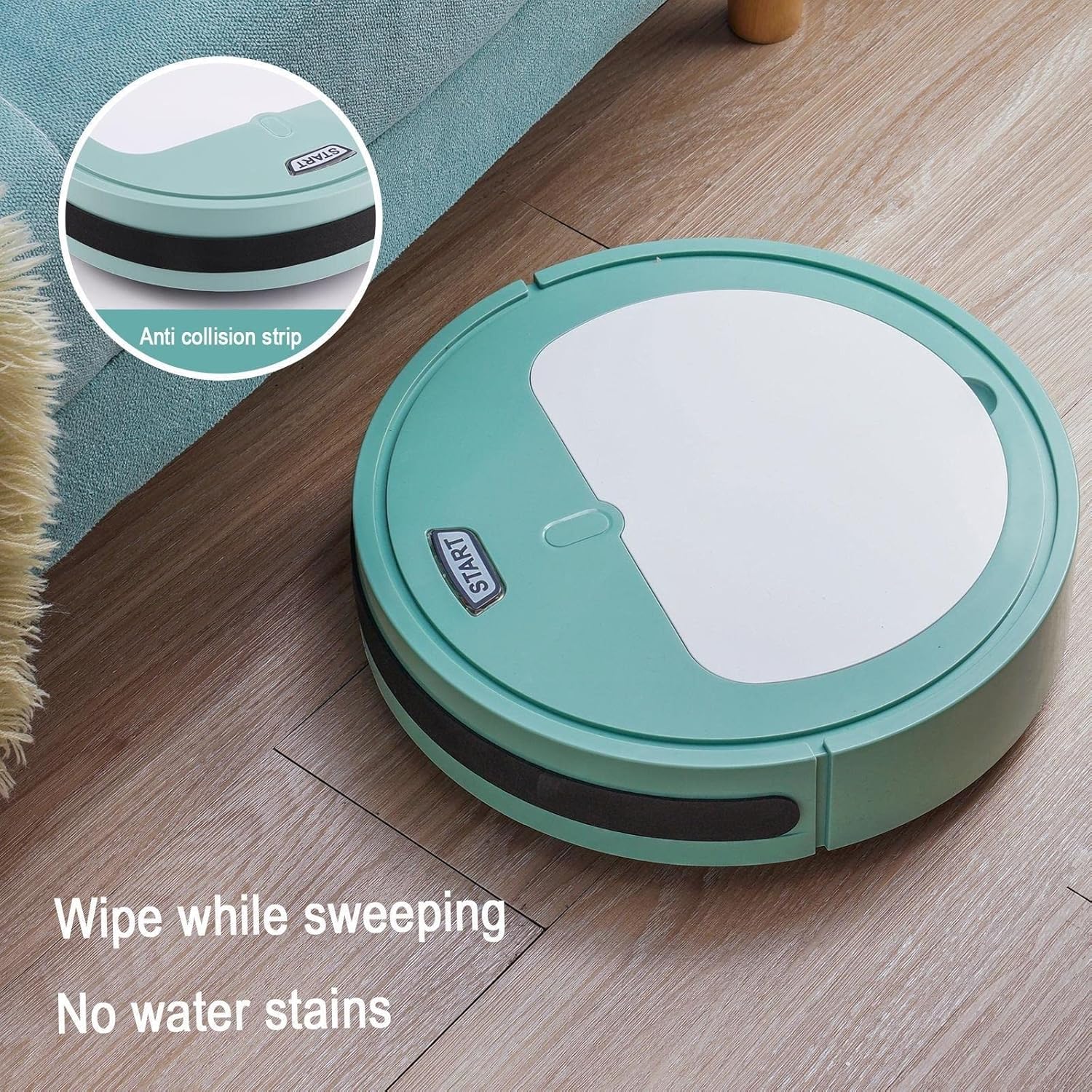 Robot mop Vacuum Cleaner 3-in-1 Smart Automatic Robot Slim Rechargeable Sweeper Household Machine Cleaning Automatic Electric Cle (Color : B) · v3