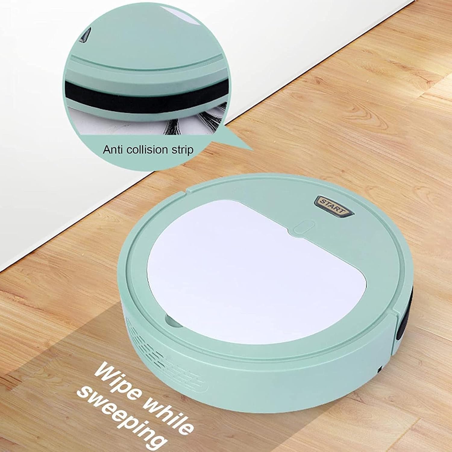 Robot mop Vacuum Cleaner 3-in-1 Smart Automatic Robot Slim Rechargeable Sweeper Household Machine Cleaning Automatic Electric Cle (Color : B) · v3